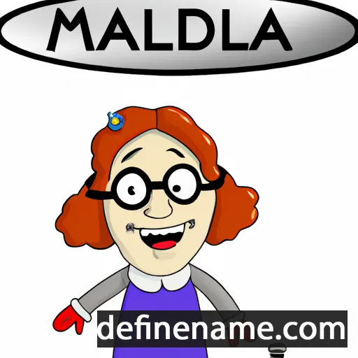 cartoon of the name Matelda