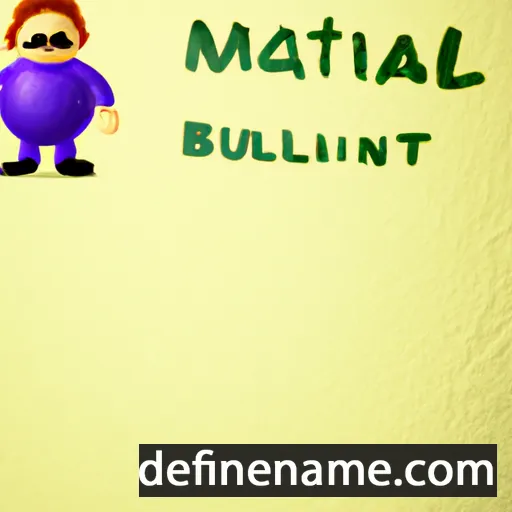 cartoon of the name Matelin