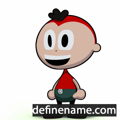 cartoon of the name Mateó