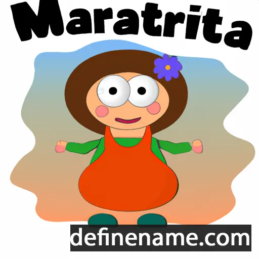 cartoon of the name Materita