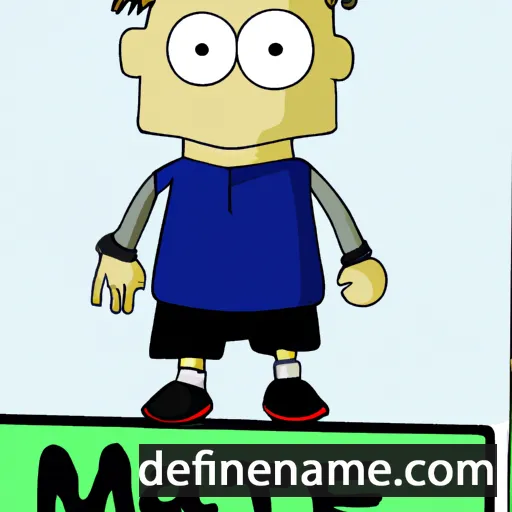 cartoon of the name Matet