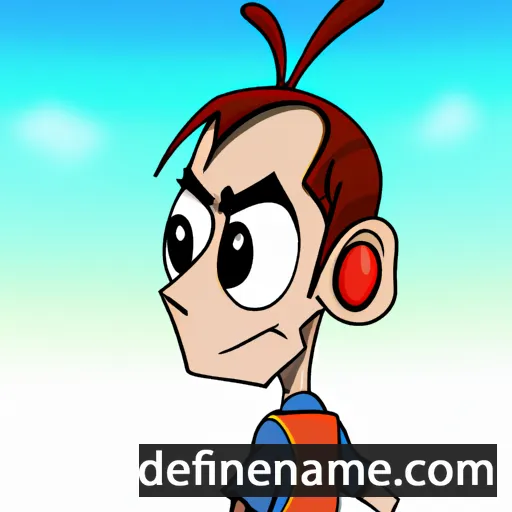 cartoon of the name Mateu