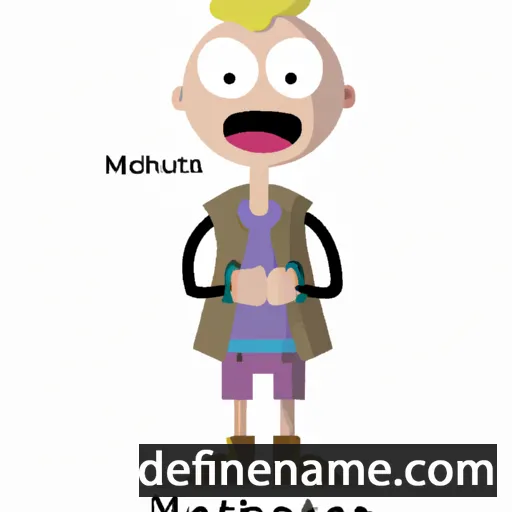 cartoon of the name Mathaeus