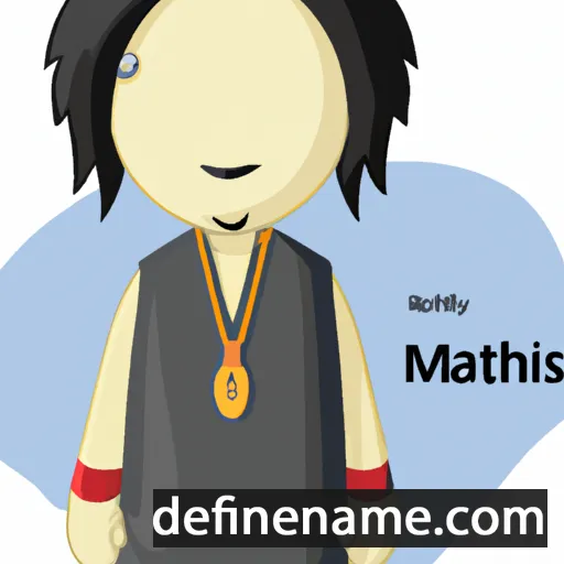 cartoon of the name Mathayus