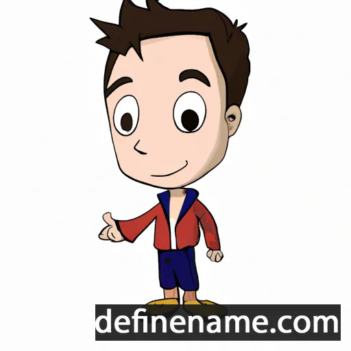 cartoon of the name Matheos