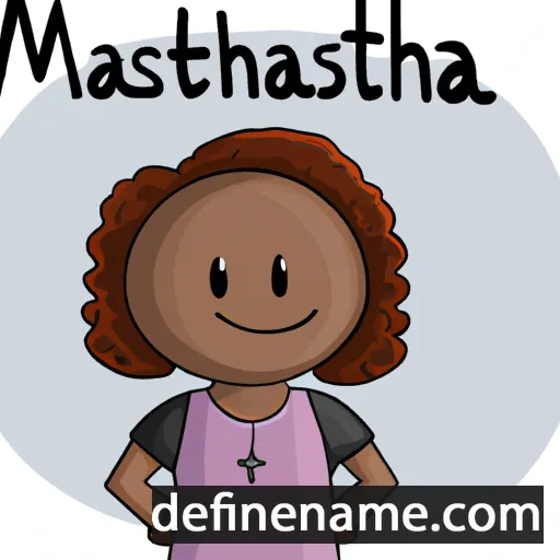 cartoon of the name Mathisca