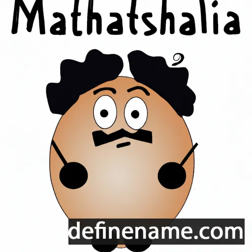 cartoon of the name Mathousala