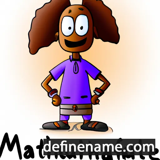 cartoon of the name Mathurine