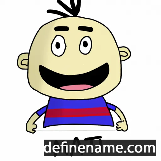 cartoon of the name Mati