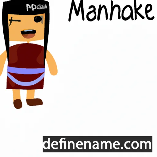 Ma'xenáhkohe cartoon