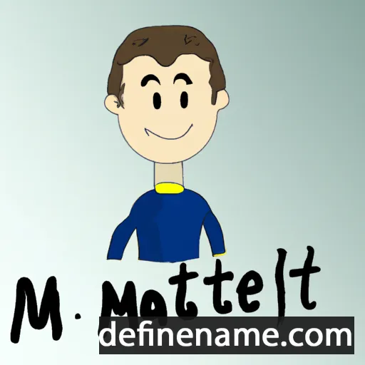 cartoon of the name Matièu