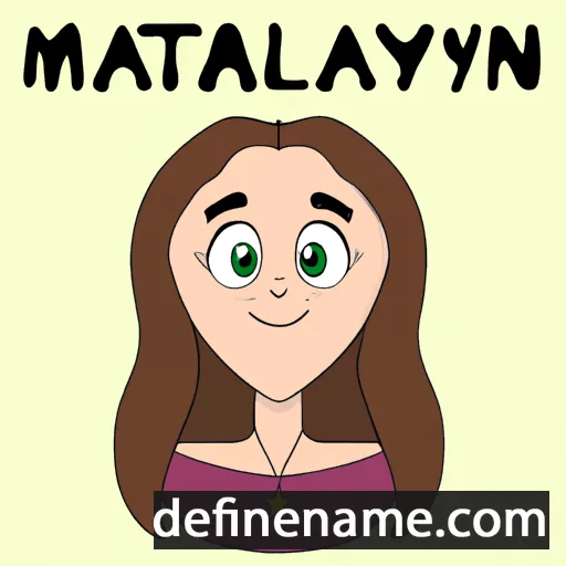 Matilynn cartoon