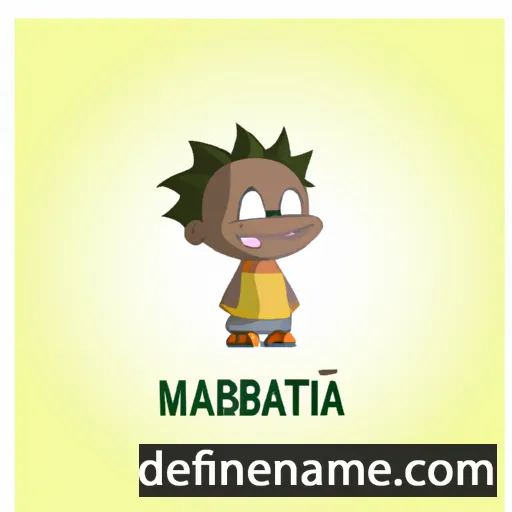 cartoon of the name Matimba