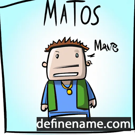 cartoon of the name Matiwos