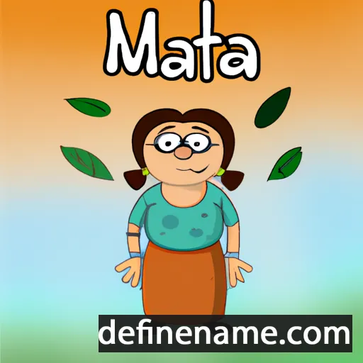 cartoon of the name Matla