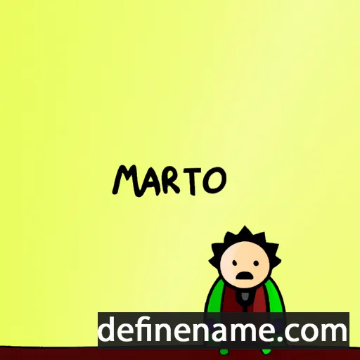 cartoon of the name Matori