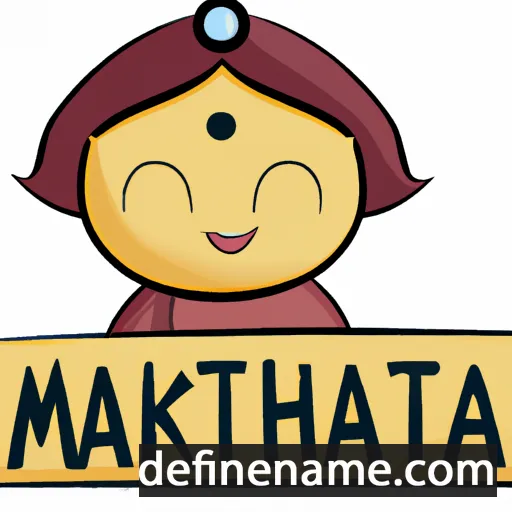 cartoon of the name Matrika