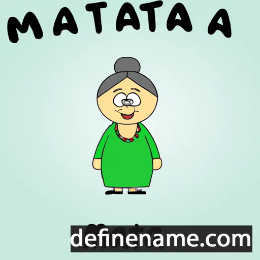 Matrita cartoon