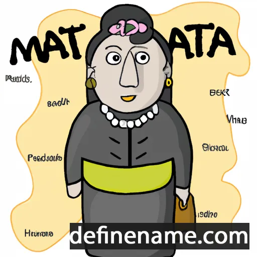 cartoon of the name Matrjona