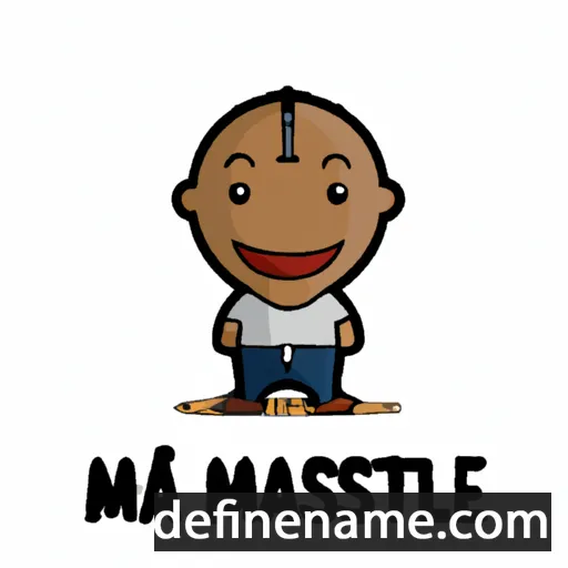 cartoon of the name Matsimela