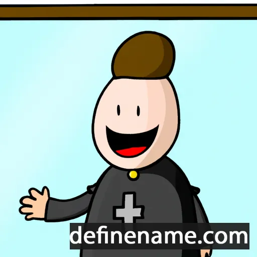 cartoon of the name Mattæus