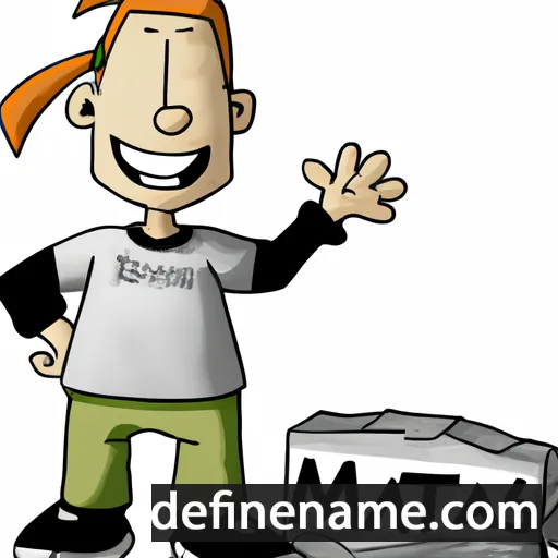 cartoon of the name Mattas