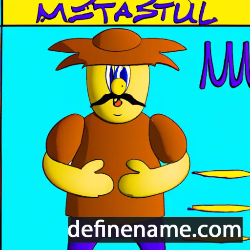 cartoon of the name Matusal