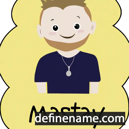 cartoon of the name Matyjasz