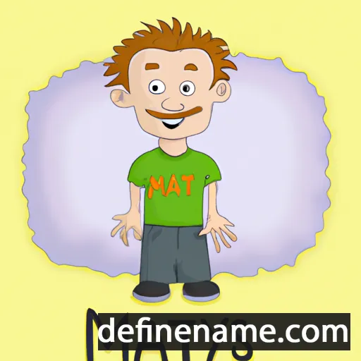 cartoon of the name Matys