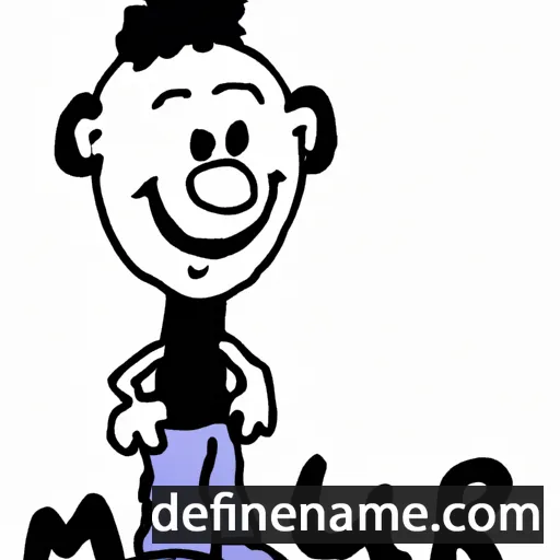 cartoon of the name Maür