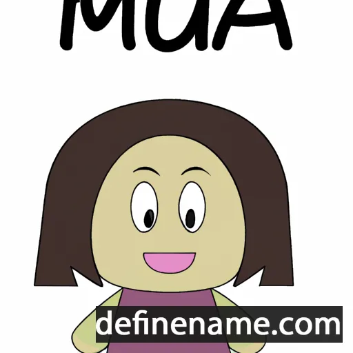 Maua cartoon