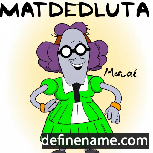 cartoon of the name Maudetta