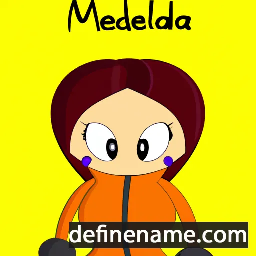 cartoon of the name Maudileena