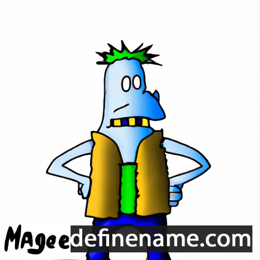 cartoon of the name Mauger