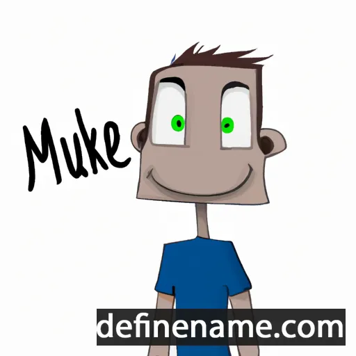 cartoon of the name Mauke