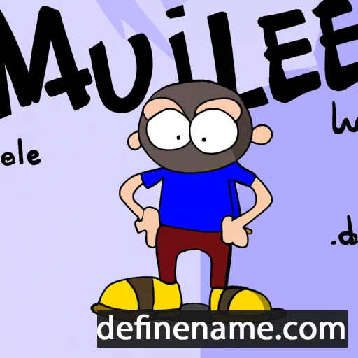 cartoon of the name Maule