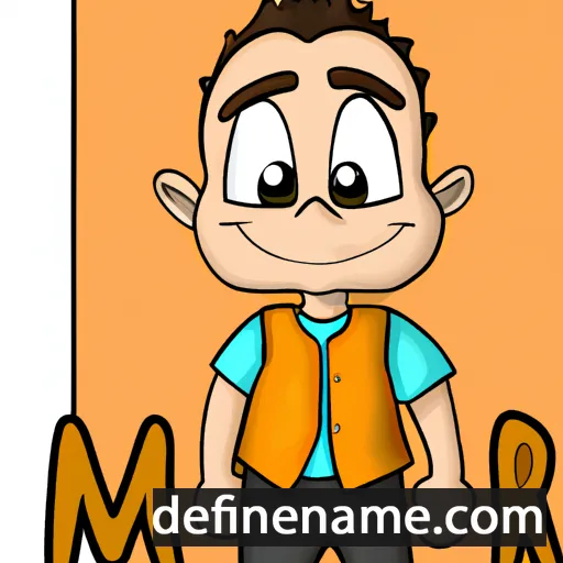 cartoon of the name Mauri