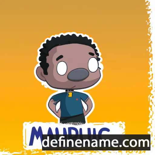 cartoon of the name Maurici