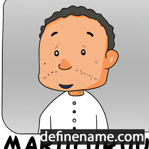 cartoon of the name Mauriciu