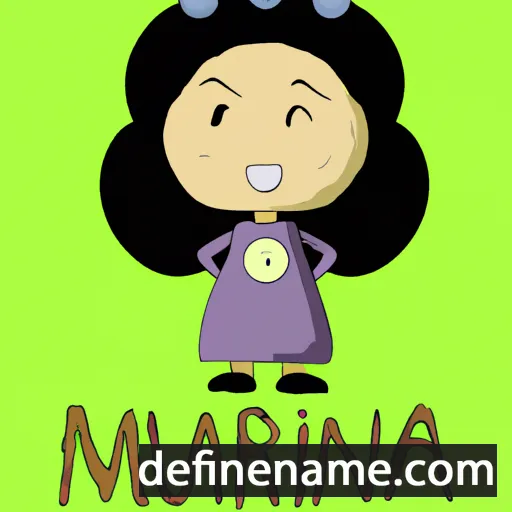 cartoon of the name Maurina