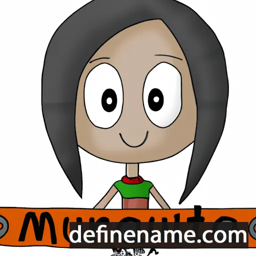 cartoon of the name Maurita