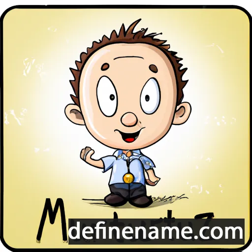 cartoon of the name Mauritz