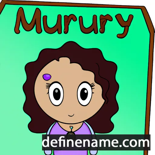 cartoon of the name Mauryn