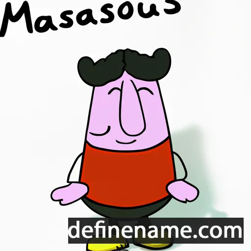 cartoon of the name Maussollos