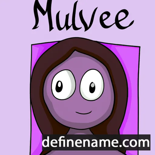 Mauve cartoon