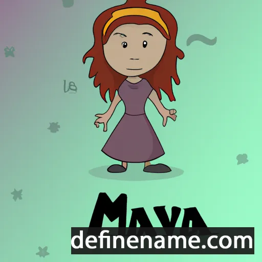 Mavia cartoon