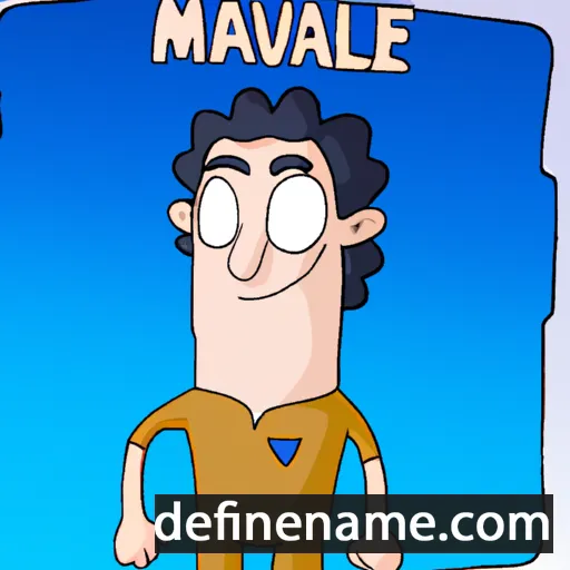 cartoon of the name Maviael