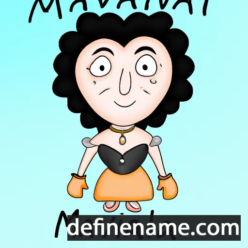 cartoon of the name Mavrilia