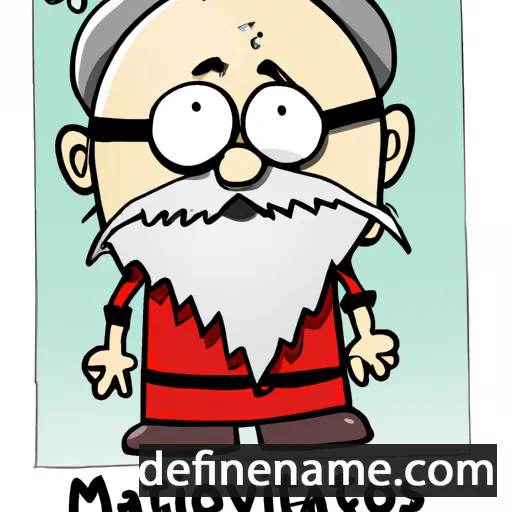 cartoon of the name Mavritios