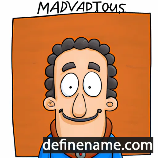 cartoon of the name Mavroudis